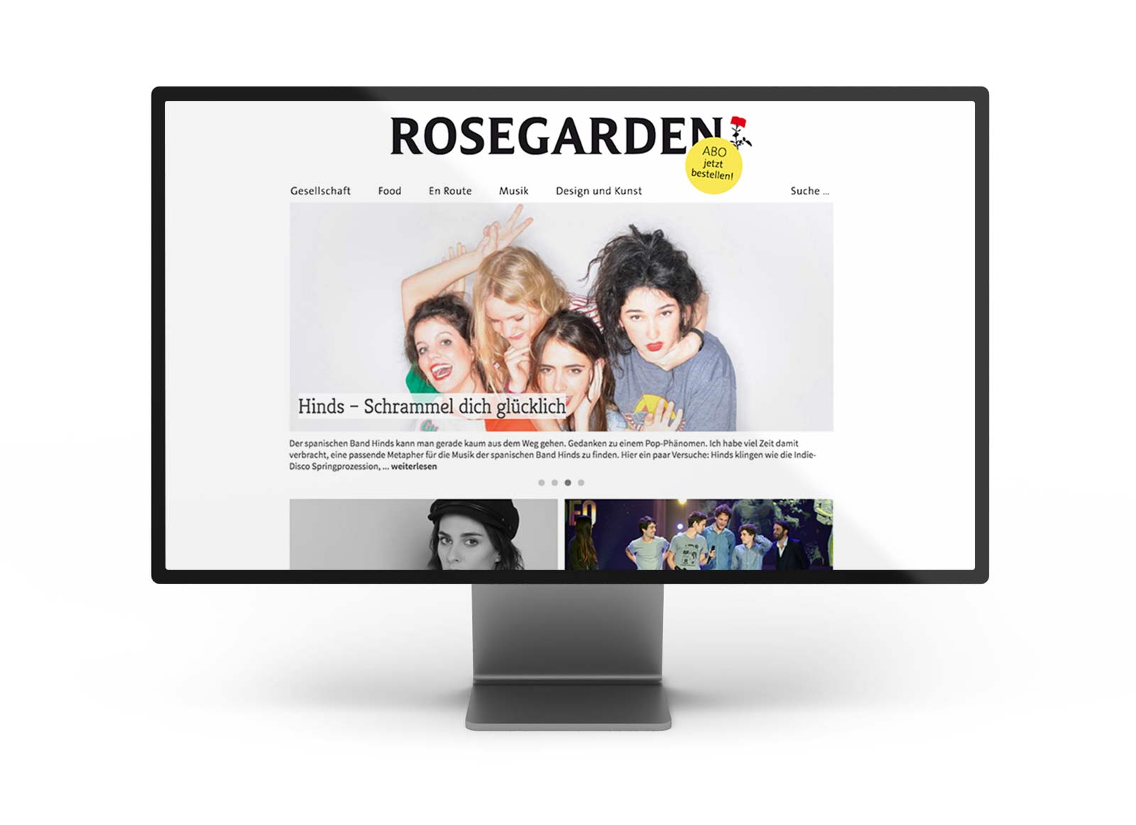Rosegarden Magazin Webseite